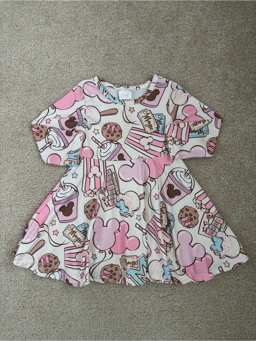 Walt Disney Word park snacks dress, 2T